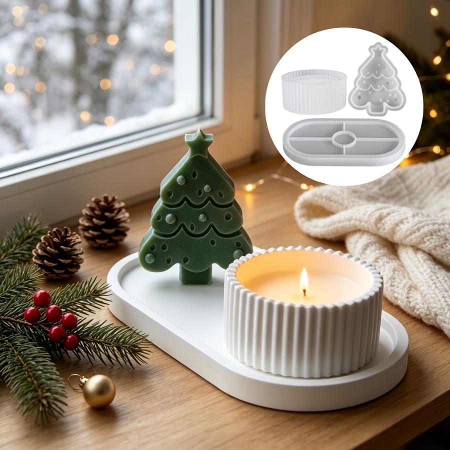 Candle Making Kit Wholesale - Ensemble de 3 moules en silicone