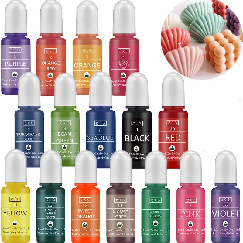Soy Wax Pillar Blend - 10 ml/bouteille cire de bougie Pigment