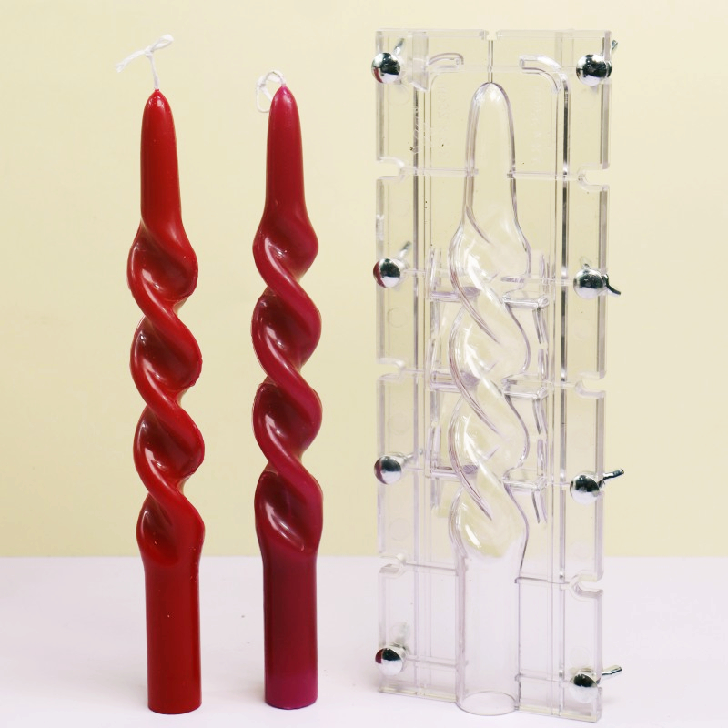 Candle Making Kit - Moule à bougie en acrylique, colonne