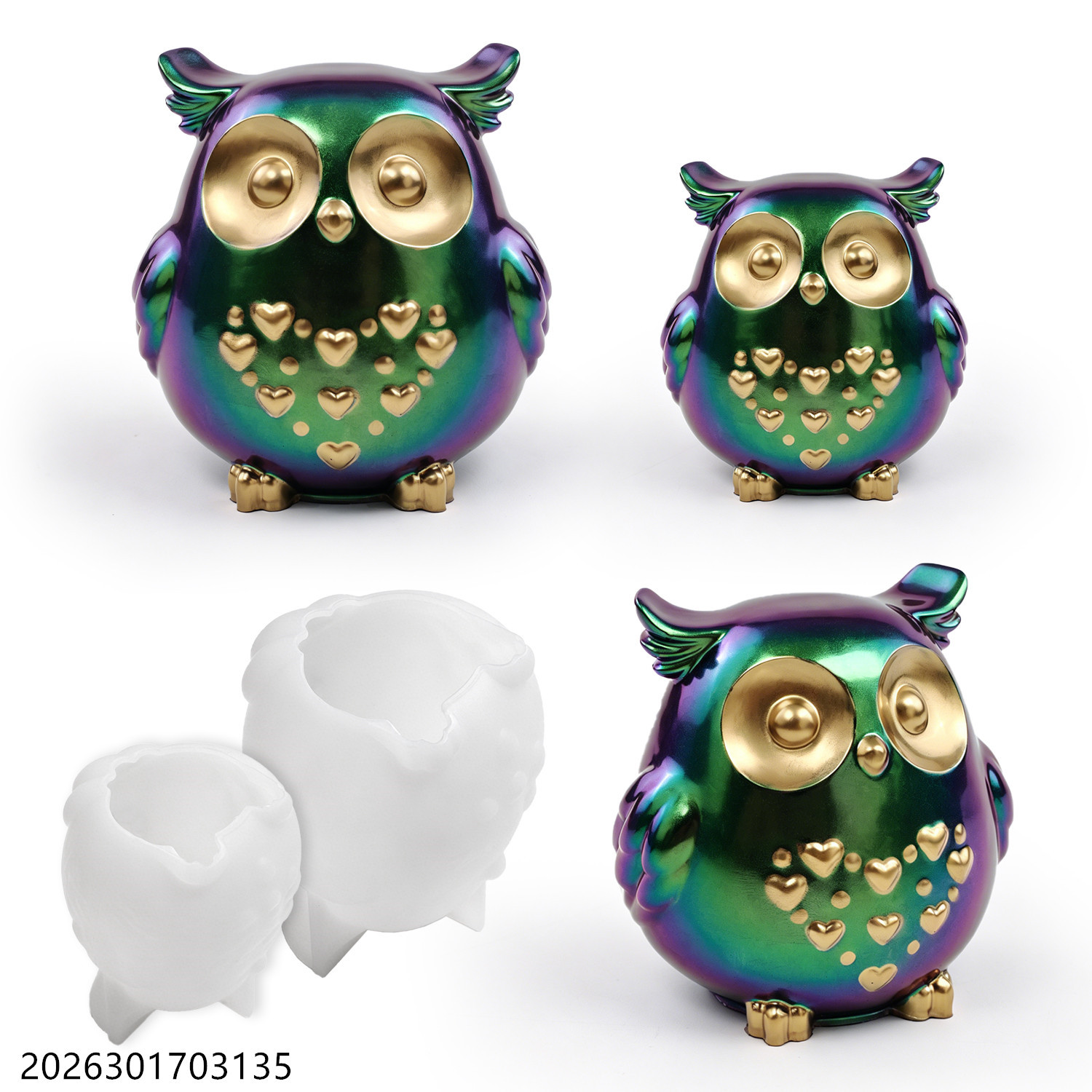 Candle Making Kit Wholesale - Moule en silicone Hibou 3D en