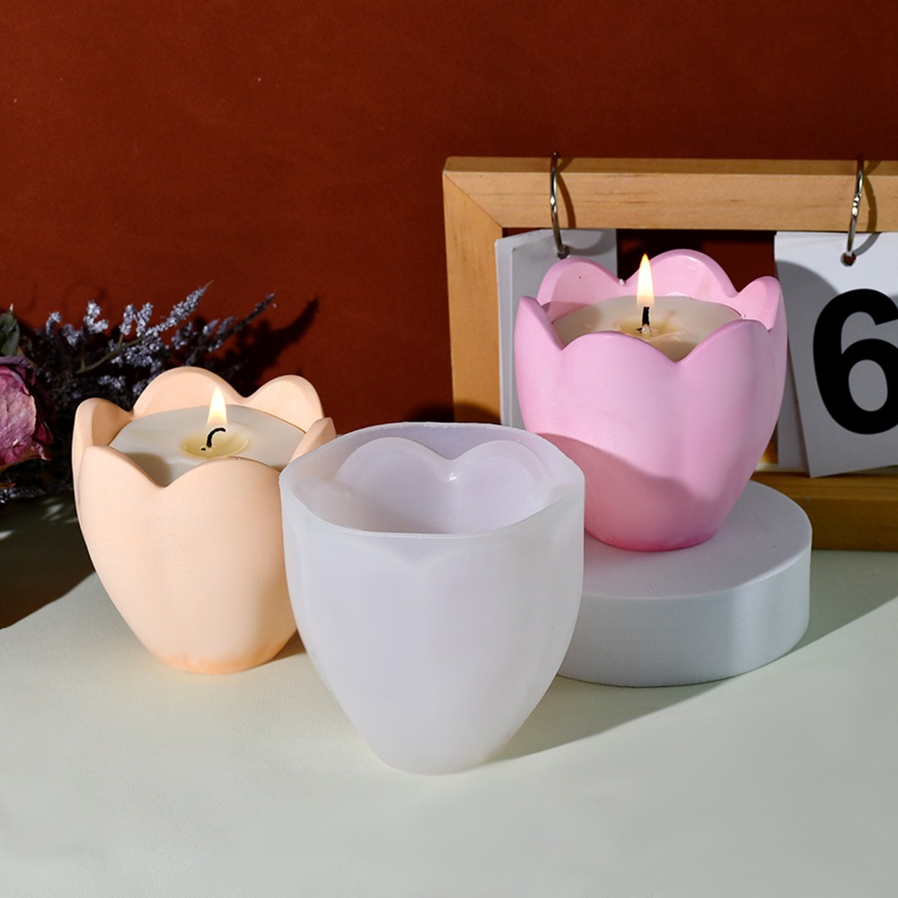 Bougeoir tulipe avec moules en - Candle Making Supplies Wholesale avis et prix