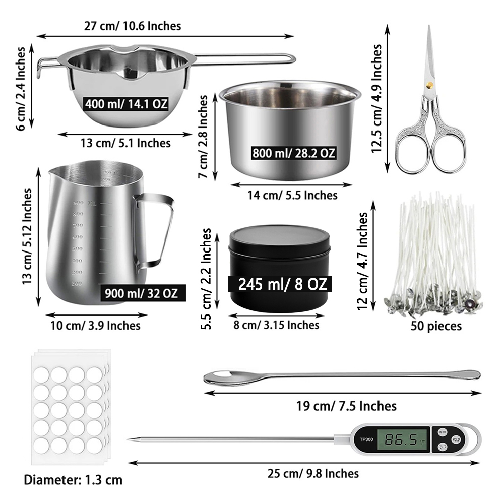 Glintmos Kit de fabrication de - Candle Making Kit avis et prix