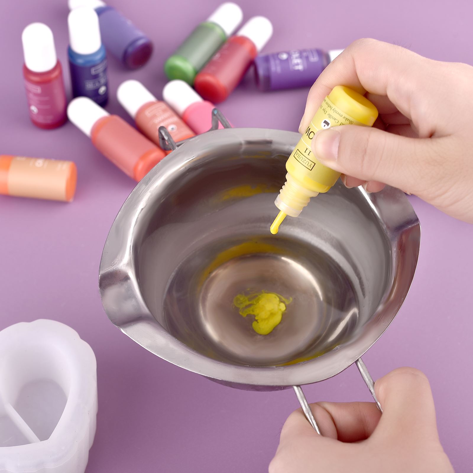 Pigments de bougie d'avertisse - Soy Wax Pillar Blend avis et prix