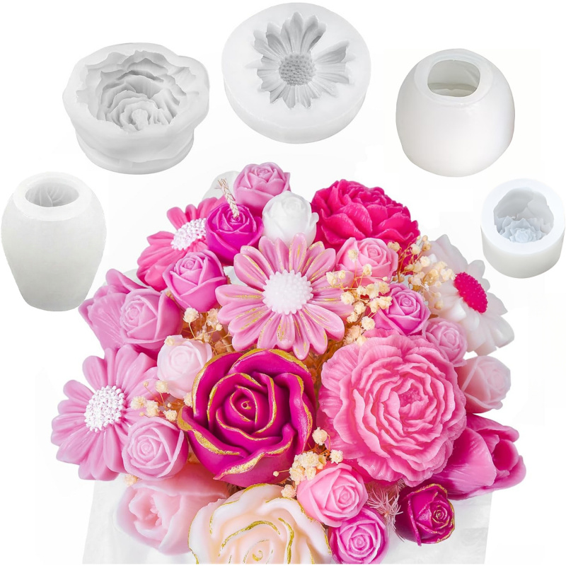 Ensemble de moules à bougies 5 - Candle Making Kit Wholesale avis et prix
